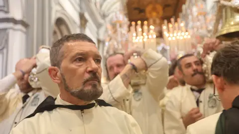 Antonio Banderas en la Semana Santa de Málaga Antonio Banderas en la Semana Santa de Málaga
