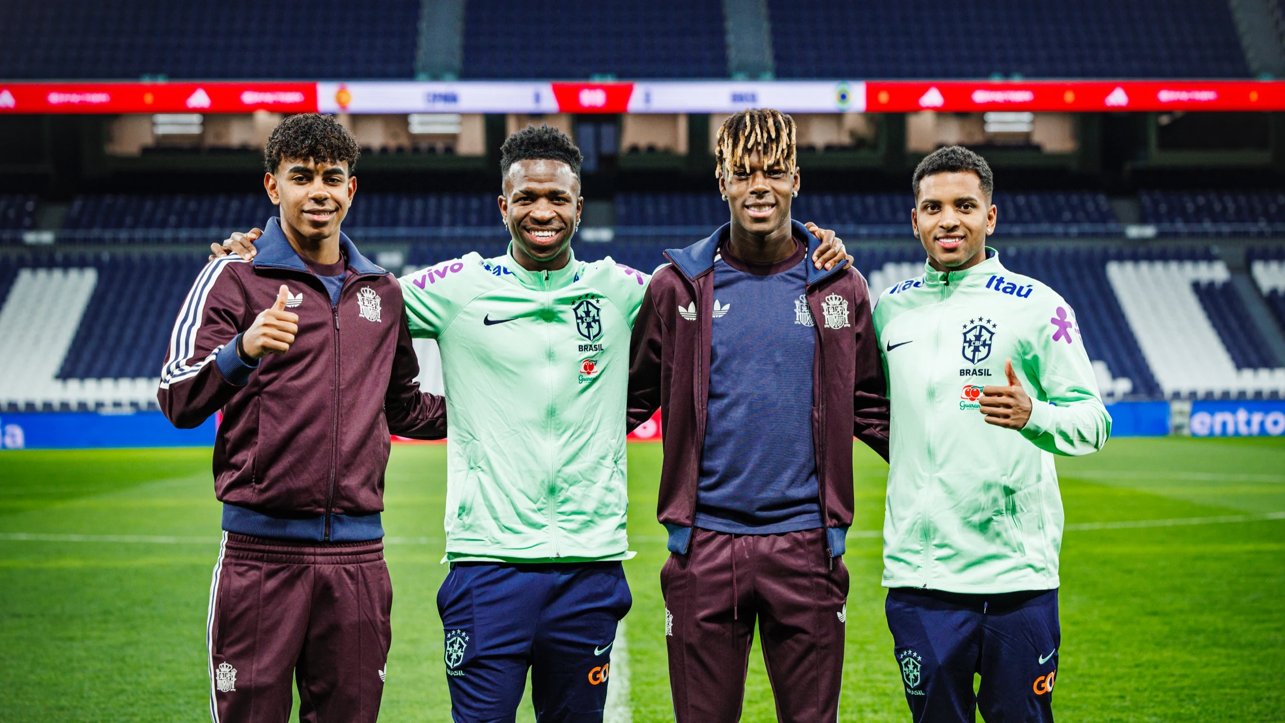Lamine, Vini, Nico Williams y Rodrygo Lamine, Vini, Nico Williams y Rodrygo