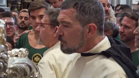 Antonio Banderas en la Semana Santa de Málaga Antonio Banderas en la Semana Santa de Málaga