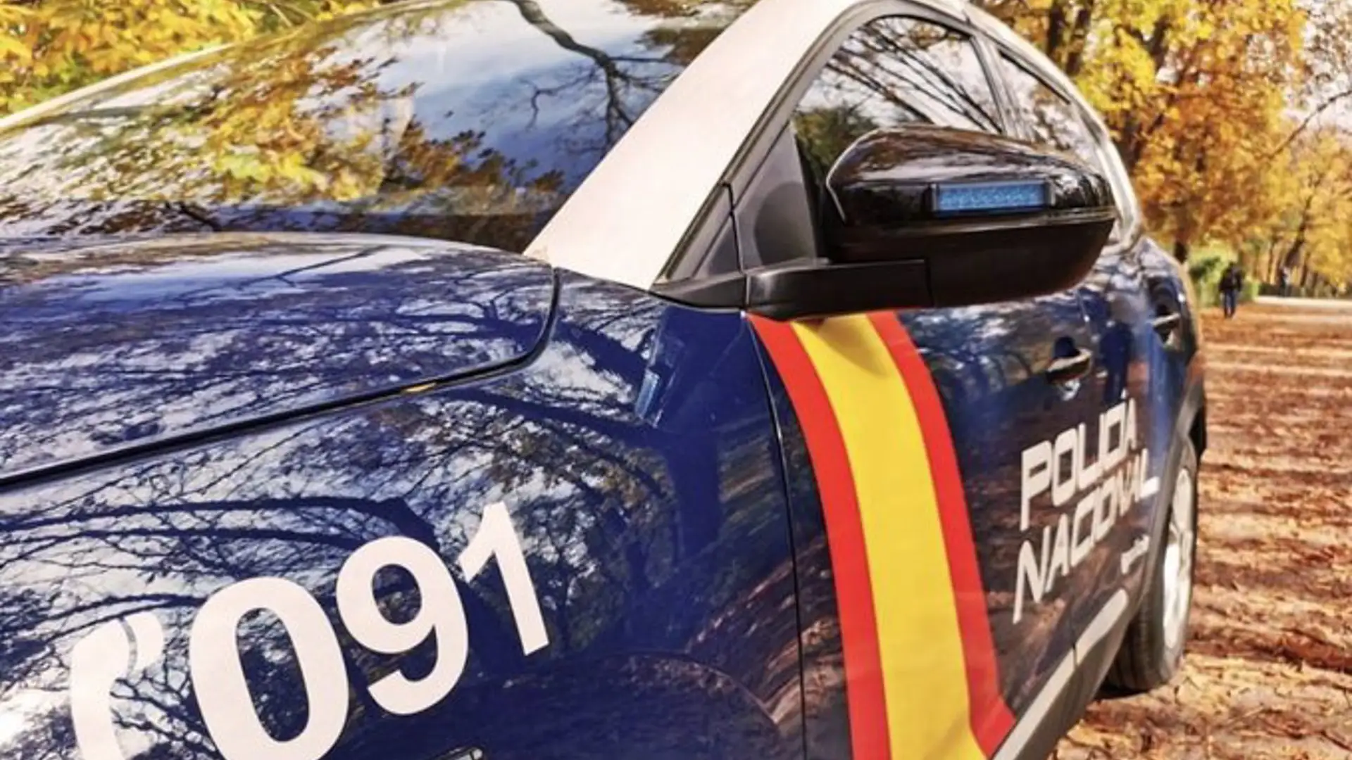 Imagen de archivo de un coche de la Policía Nacional Imagen de archivo de un coche de la Policía Nacional