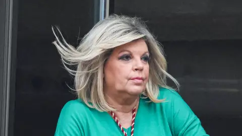 Terelu Campos en la Semana Santa de Málaga Terelu Campos en la Semana Santa de Málaga