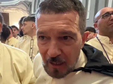 Antonio Banderas en la Semana Santa de Málaga Antonio Banderas en la Semana Santa de Málaga