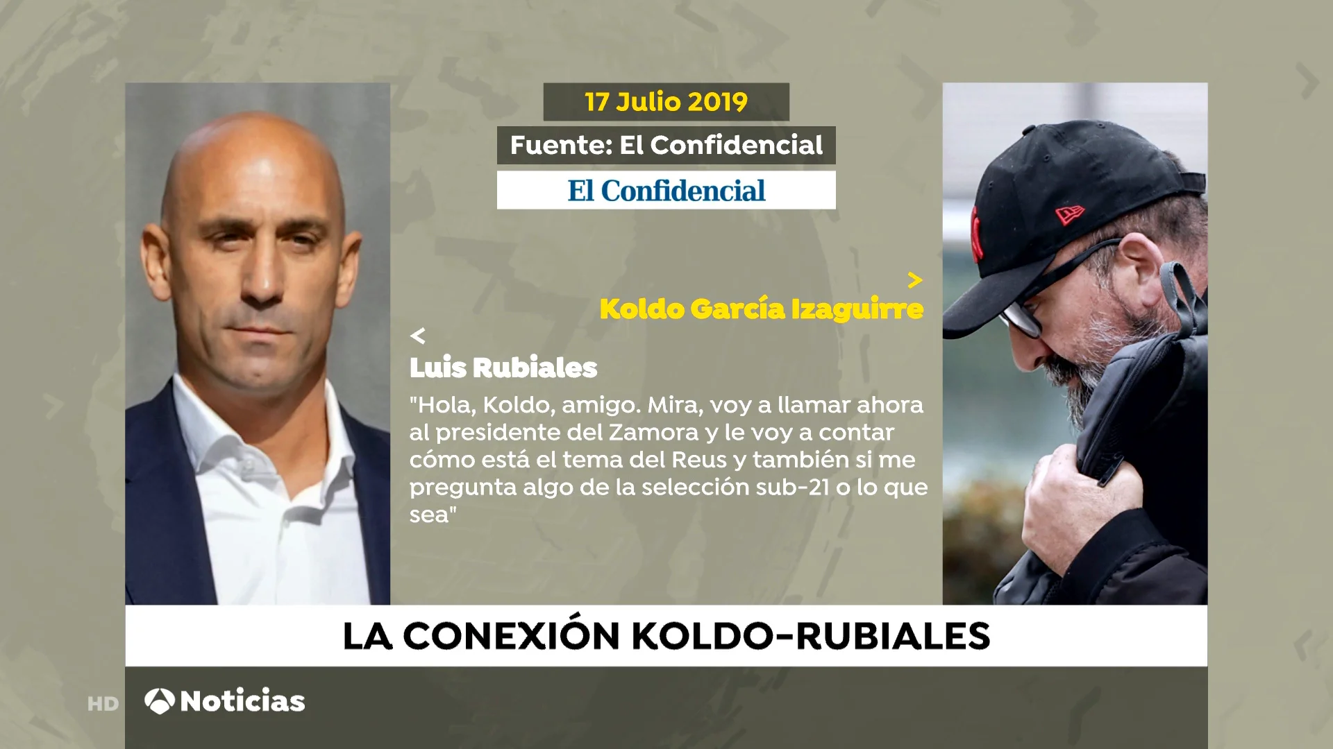 Sale a la luz un audio entre Rubiales y Koldo