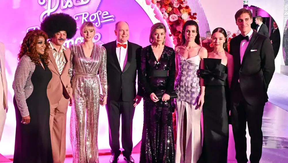 La Familia Real monegasca en el Baile de la Rosa 2024