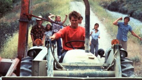 Escena de Footloose con Kevin Bacon