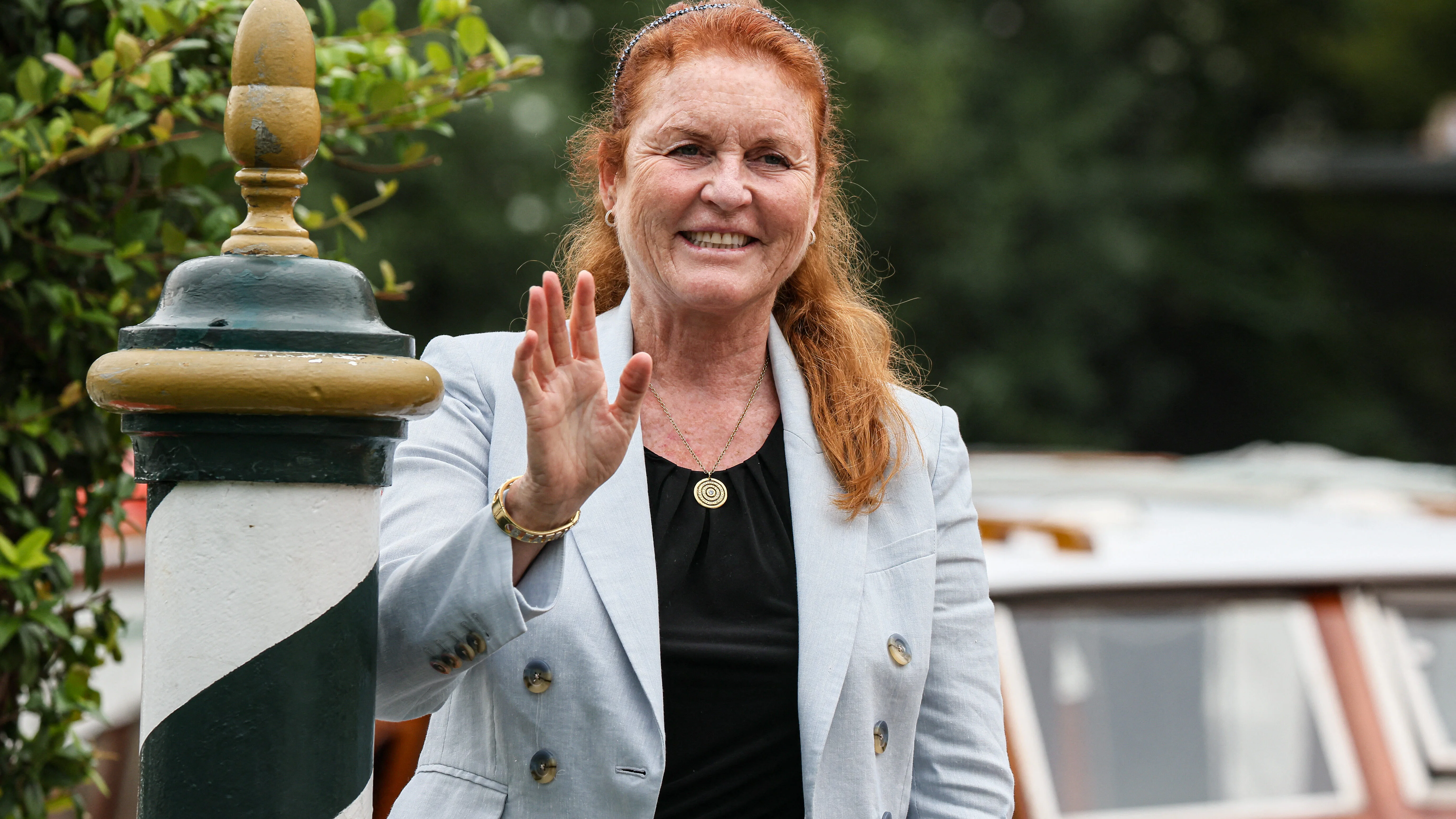 Sarah Ferguson en el Festival de Venecia de 2022 Sarah Ferguson en el Festival de Venecia de 2022