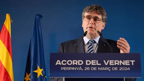 Puigdemont desde Perpiñán Puigdemont desde Perpiñán