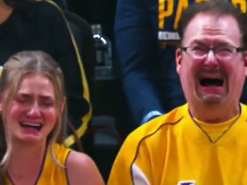 Tremenda broma de los Indiana Pacers a los aficionados de los Lakers
