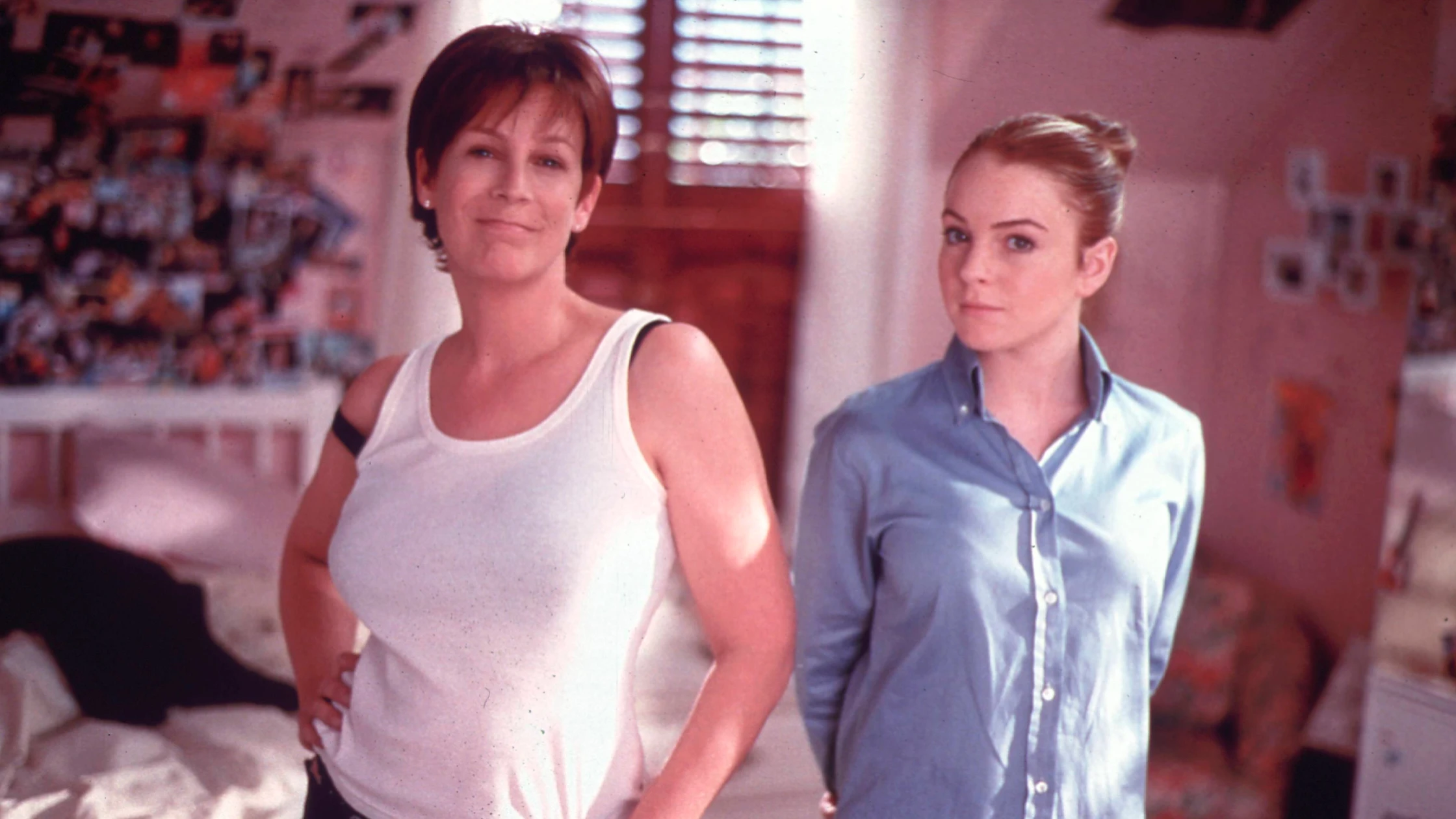 Jamie Lee Curtis y Lindsay Lohan en Ponte en mi lugar