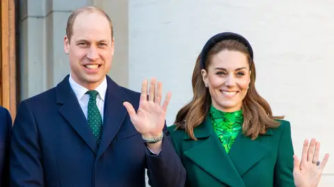 El príncipe Guillermo y Kate Middleton