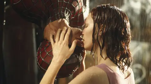 Kirsten Dunst y Tobey Maguire en SpiderMan