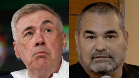 Carlo Ancelotti y José Luis Chilavert Carlo Ancelotti y José Luis Chilavert