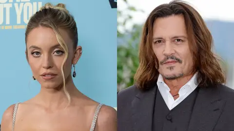 Sydney Sweeney y Johnny Depp