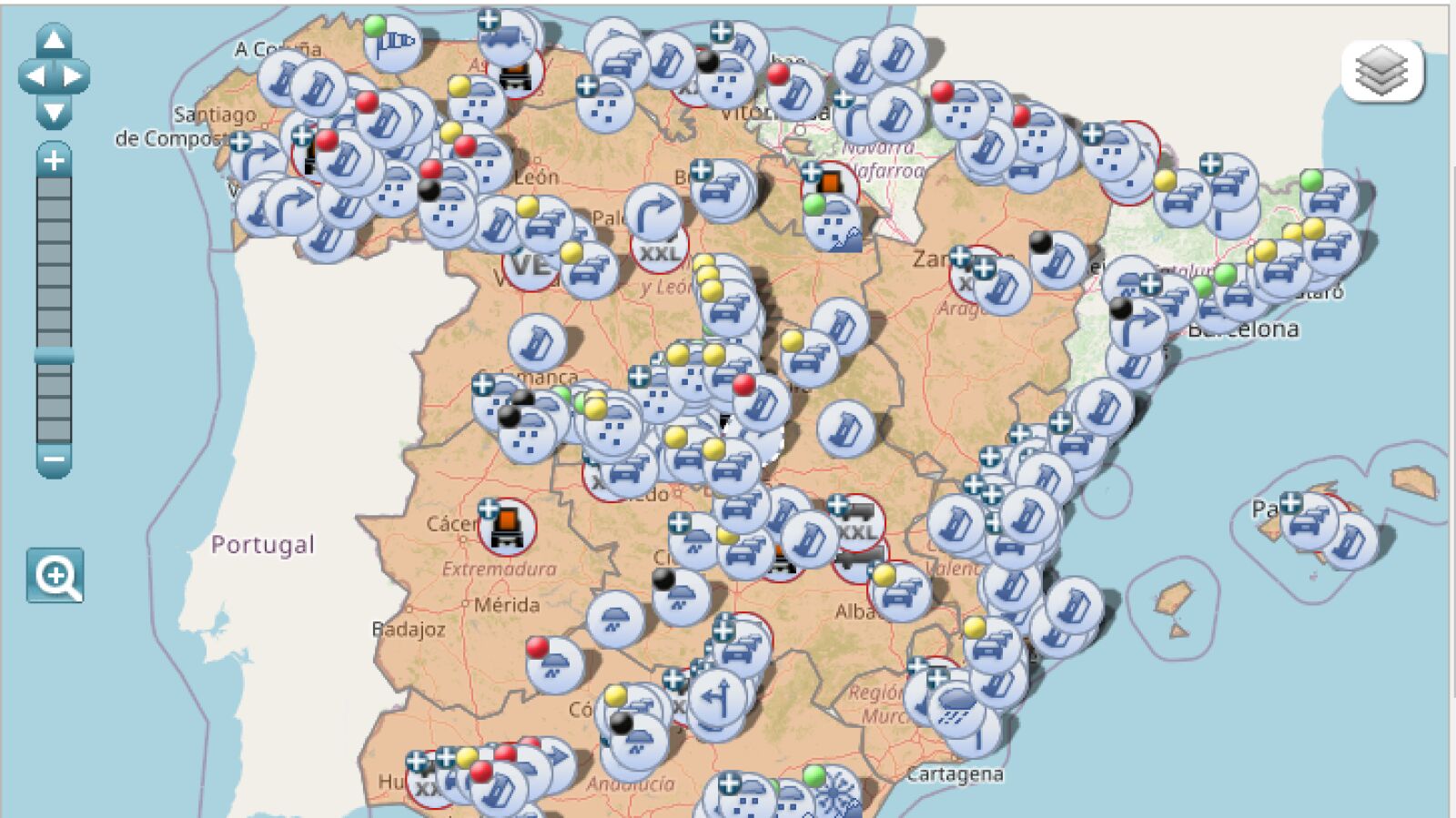 El estado de las carreteras en tiempo real en la operación retorno de Semana Santa