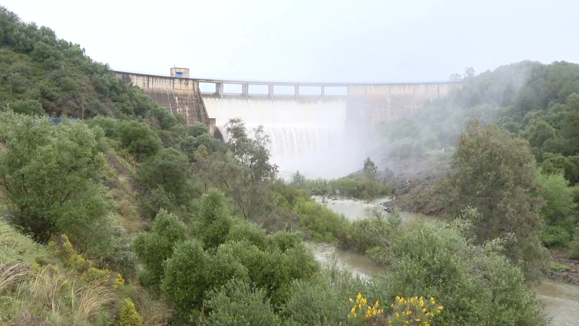 Embalse tras la borrasca Nelson