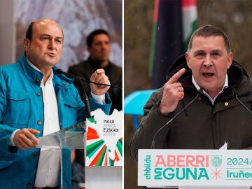 Imagen de archivo de Arnaldo Otegi y Andoni Ortuzar