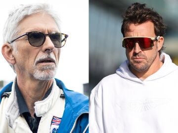 Damon Hill y Fernando Alonso en imágenes de archivo