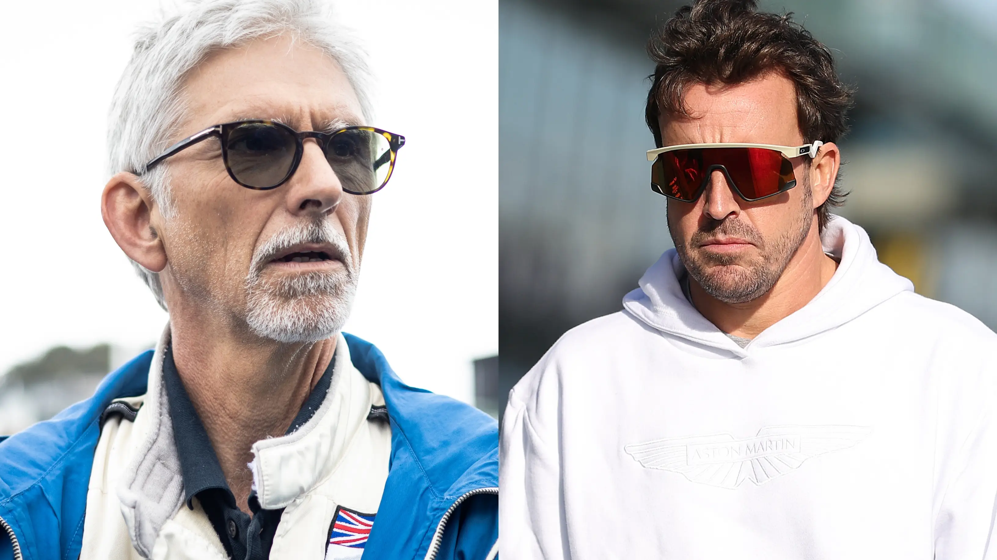Damon Hill y Fernando Alonso en im&aacute;genes de archivo
