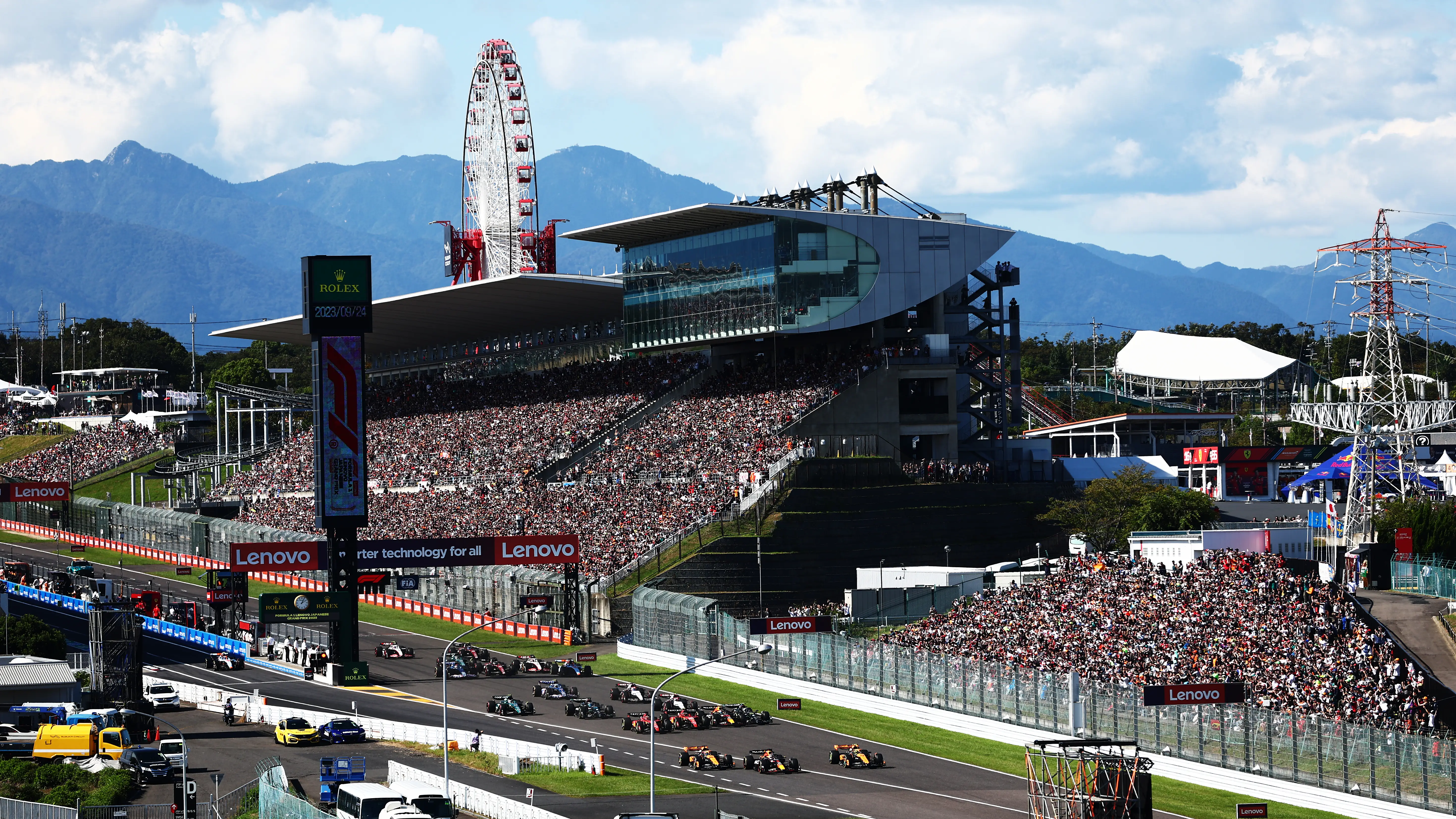 Imagen de la salida del GP de Japón en 2023 Imagen de la salida del GP de Japón en 2023