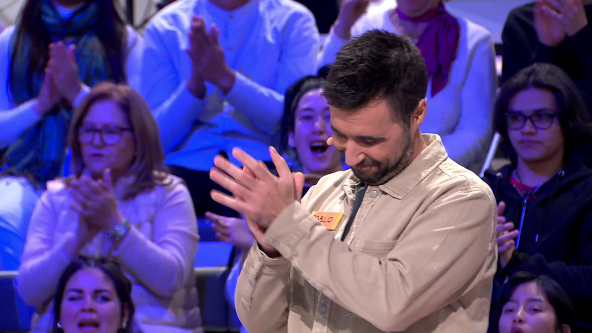 Pablo cumple el sueño de todo concursante en La ruleta de la suerte Pablo cumple el sueño de todo concursante en La ruleta de la suerte