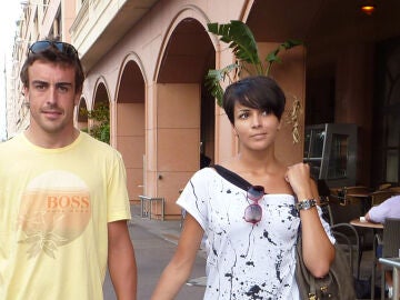 Fernando Alonso y Raquel del Rosario, en 2009