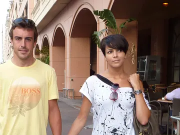 Fernando Alonso y Raquel del Rosario, en 2009 Fernando Alonso y Raquel del Rosario, en 2009