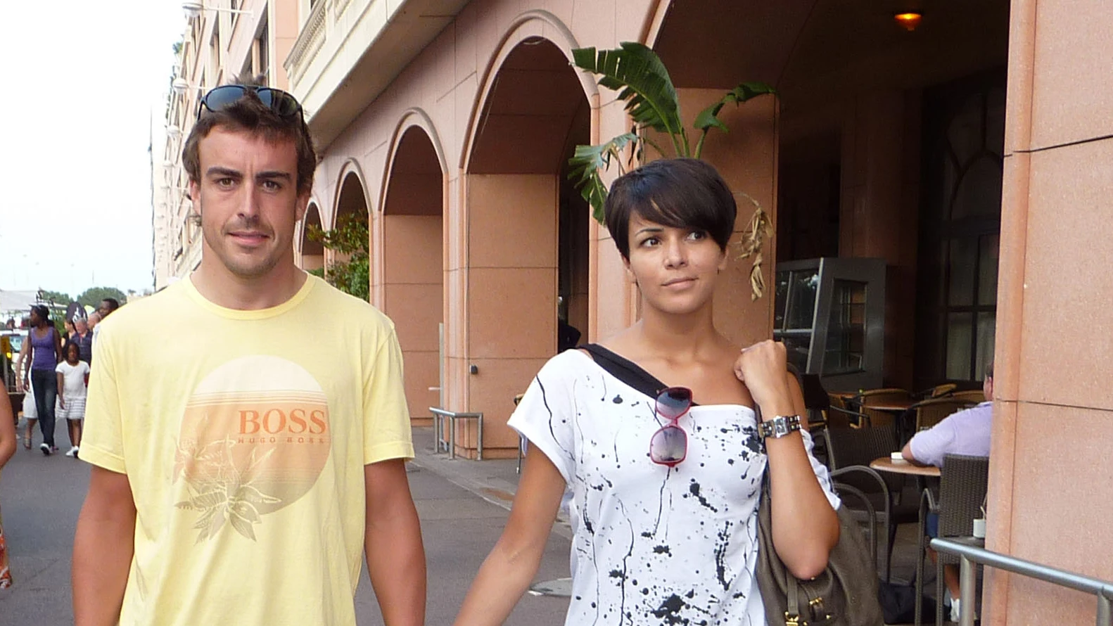 Fernando Alonso y Raquel del Rosario, en 2009