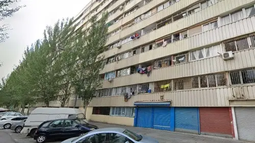 El edificio Venus, situado en el barrio de la Mina de Barcelona El edificio Venus, situado en el barrio de la Mina de Barcelona