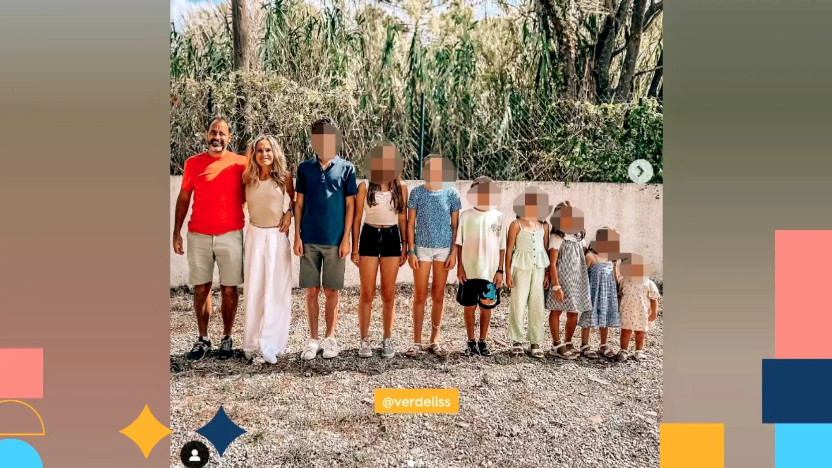 Madre de familia numerosa.