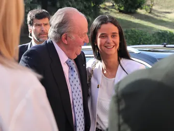 El rey Juan Carlos y su nieta, Victoria Federica El rey Juan Carlos y su nieta, Victoria Federica