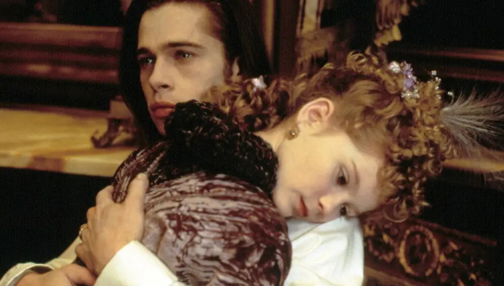 Kirsten Dunst y Brad Pitt en Entrevista con el vampiro