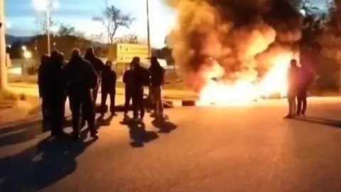 Protestas de funcionarios de cárceles en Brians Protestas de funcionarios de cárceles en Brians