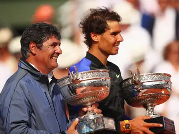 Toni Nadal y Rafa Nadal en una imagen de archivo Toni Nadal y Rafa Nadal en una imagen de archivo