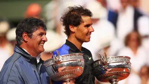 Toni Nadal y Rafa Nadal en una imagen de archivo Toni Nadal y Rafa Nadal en una imagen de archivo