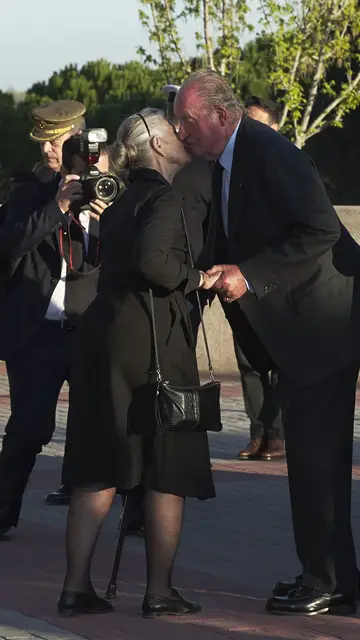 Teresa de Borbón-Dos Sicilias y Borbón-Parma y su primo el rey emérito Juan Carlos Teresa de Borbón-Dos Sicilias y Borbón-Parma y su primo el rey emérito Juan Carlos