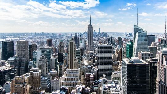 Imagen a&eacute;rea de la ciudad de Nueva York