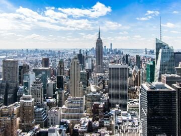 Imagen aérea de la ciudad de Nueva York