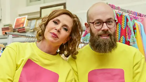 Ágatha Ruiz de la Prada junto a su hijo Tristán Ágatha Ruiz de la Prada junto a su hijo Tristán