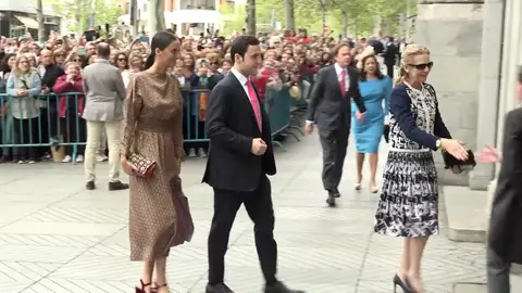 Vídeo de la llegada de la infanta Elena junto a sus hijos Vídeo de la llegada de la infanta Elena junto a sus hijos