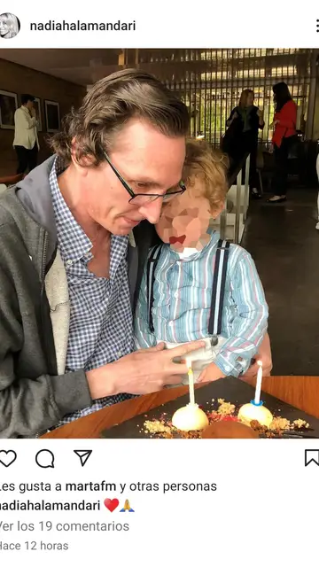 Fernando Gómez-Acebo con su hijo Fernando Gómez-Acebo con su hijo