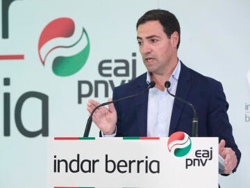 El candidato del PNV a Lehendakari, Imanol Pradales