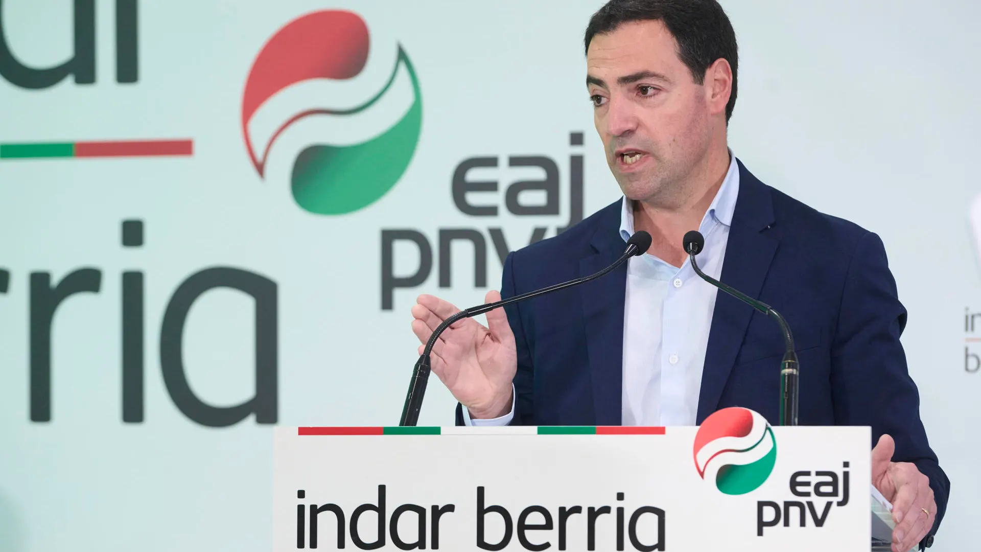El candidato del PNV a Lehendakari, Imanol Pradales El candidato del PNV a Lehendakari, Imanol Pradales