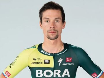 Primoz Roglic, ciclista del Bora, en una imagen de sus redes sociales