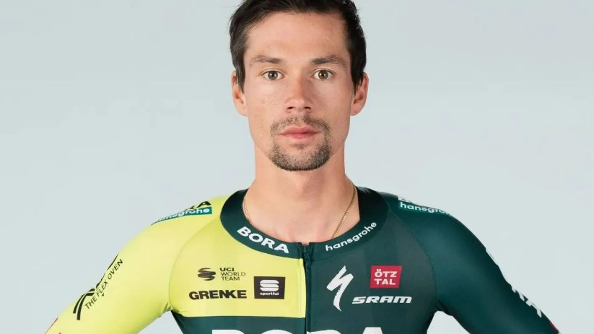 Primoz Roglic, ciclista del Bora, en una imagen de sus redes sociales