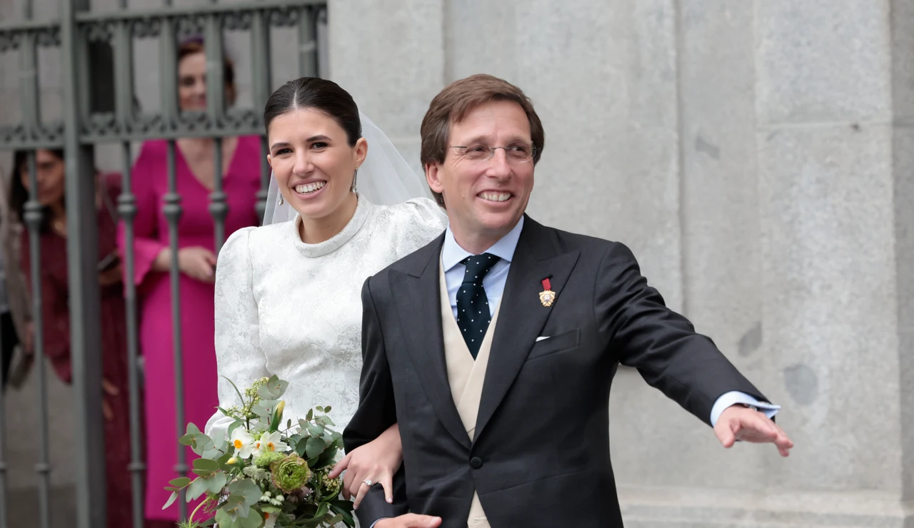 Teresa Urquijo y Martínez Almeida el día de su boda