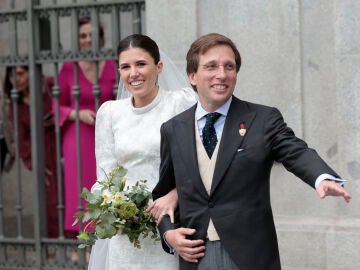 Teresa Urquijo y Martínez Almeida el día de su boda