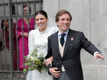 Teresa Urquijo y Martínez Almeida el día de su boda Teresa Urquijo y Martínez Almeida el día de su boda