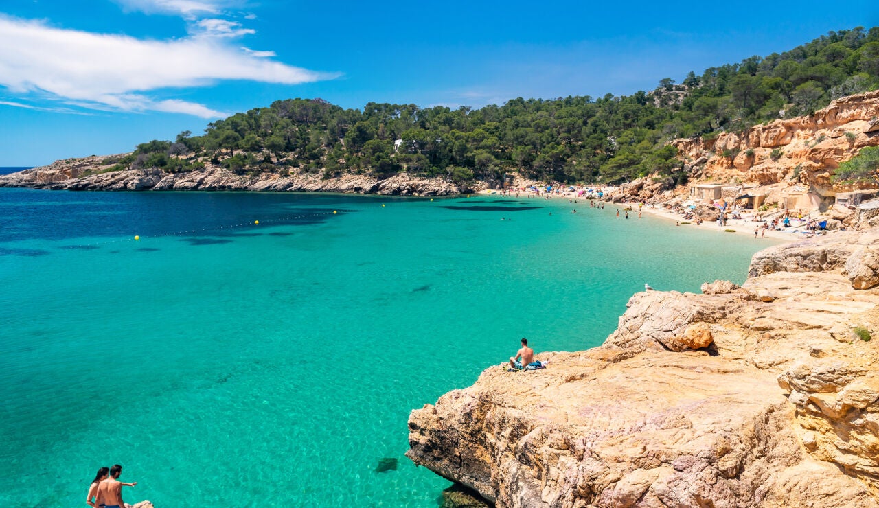 Cala Saladeta, en Ibiza