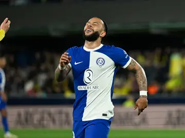 Memphis Depay, en un partido con el Atlético de Madrid Memphis Depay, en un partido con el Atlético de Madrid