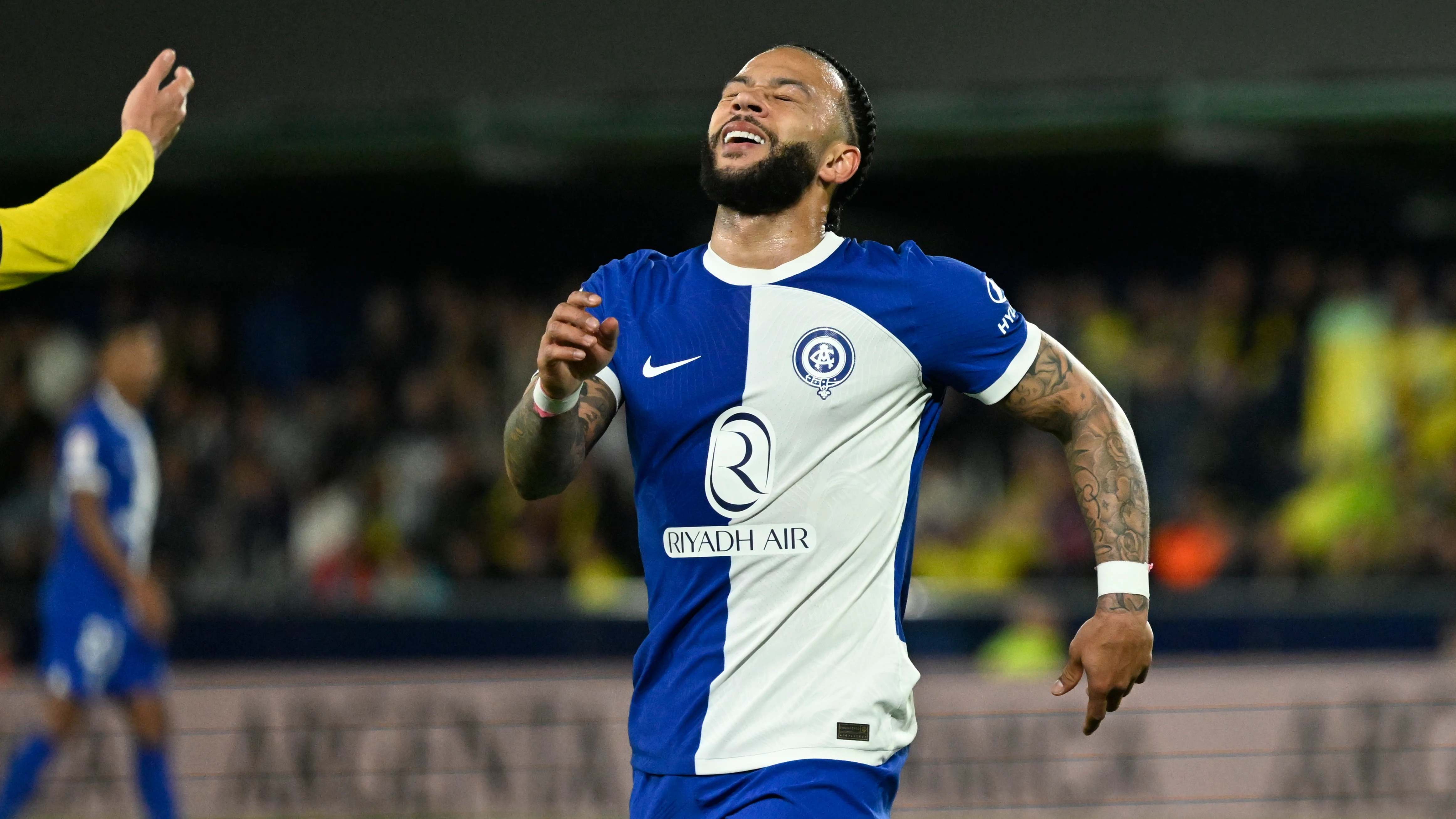 Memphis Depay, en un partido con el Atlético de Madrid Memphis Depay, en un partido con el Atlético de Madrid